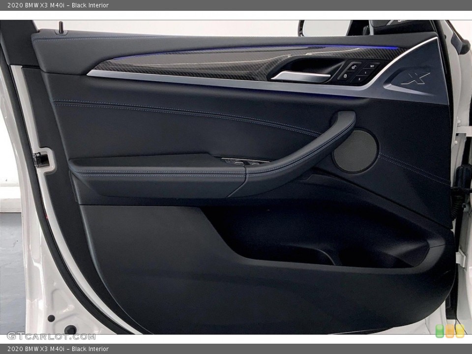 Black Interior Door Panel for the 2020 BMW X3 M40i #146680473
