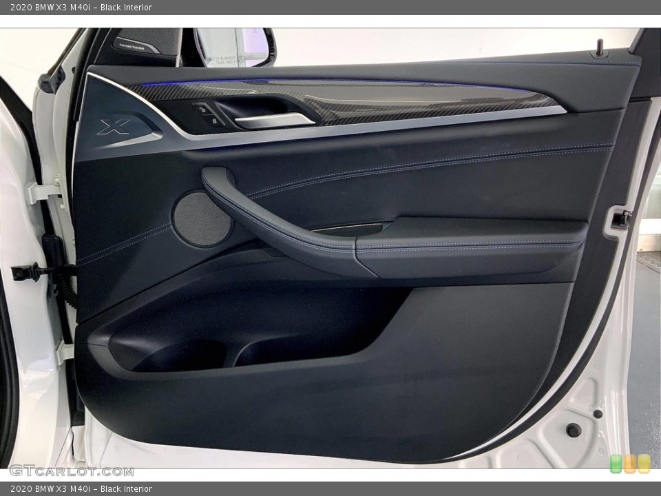 Black Interior Door Panel for the 2020 BMW X3 M40i #146680476