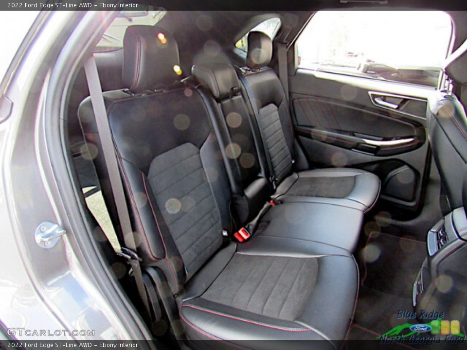 Ebony Interior Rear Seat for the 2022 Ford Edge ST-Line AWD #146680677