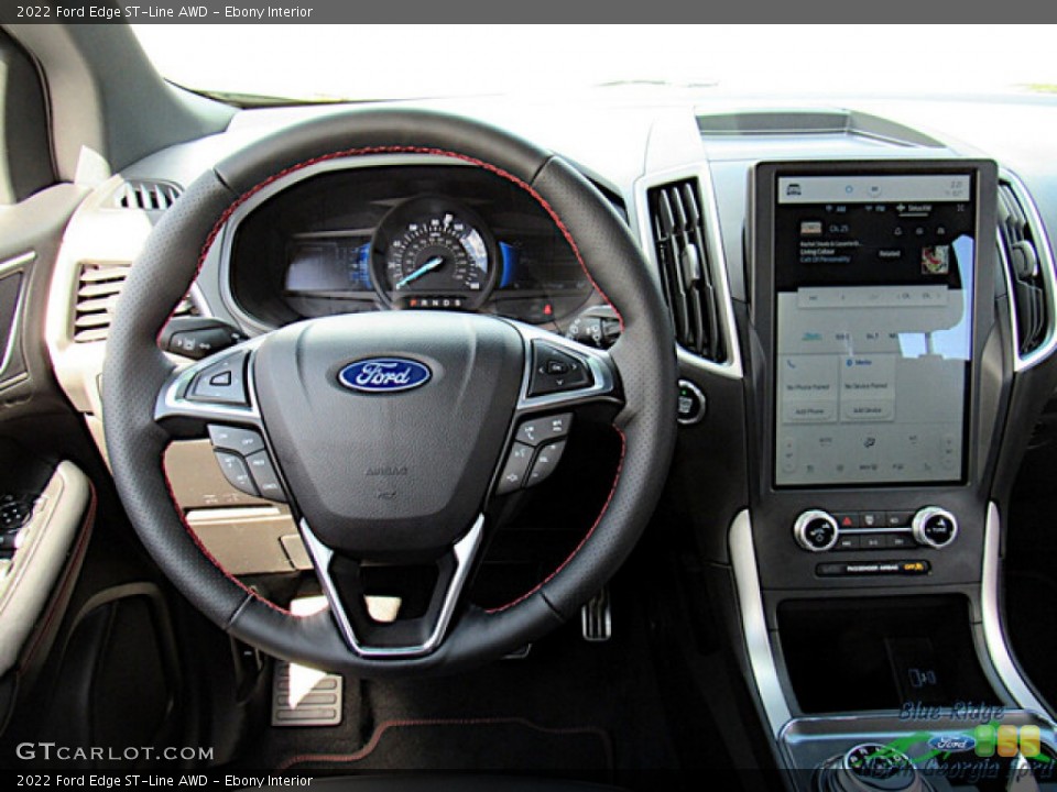 Ebony Interior Dashboard for the 2022 Ford Edge ST-Line AWD #146680689