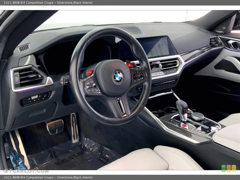 Silverstone/Black Interior Dashboard for the 2021 BMW M4 Competition Coupe #146681246