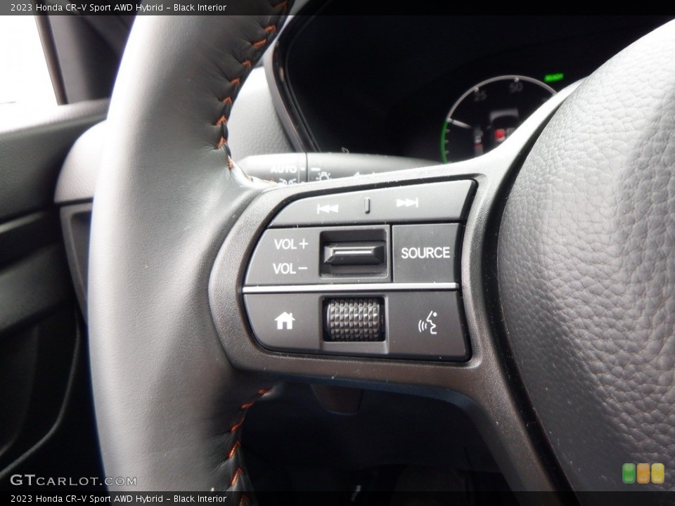Black Interior Steering Wheel for the 2023 Honda CR-V Sport AWD Hybrid #146681429