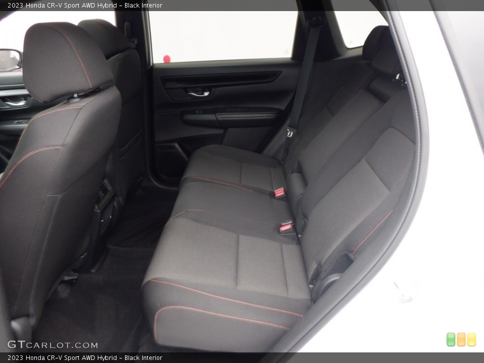 Black Interior Rear Seat for the 2023 Honda CR-V Sport AWD Hybrid #146681576