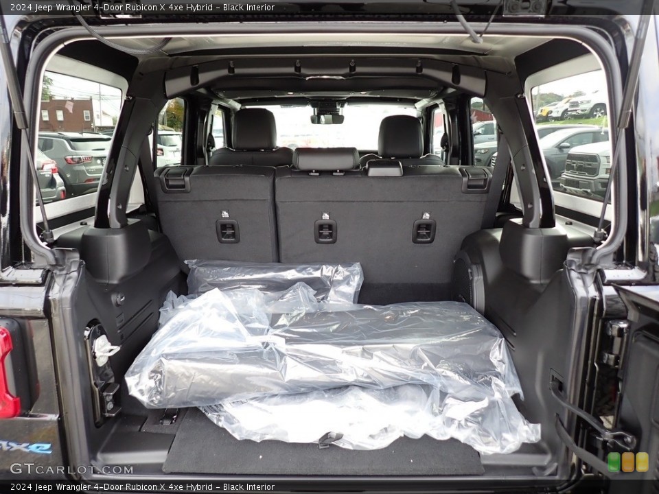 Black Interior Trunk for the 2024 Jeep Wrangler 4-Door Rubicon X 4xe Hybrid #146681792
