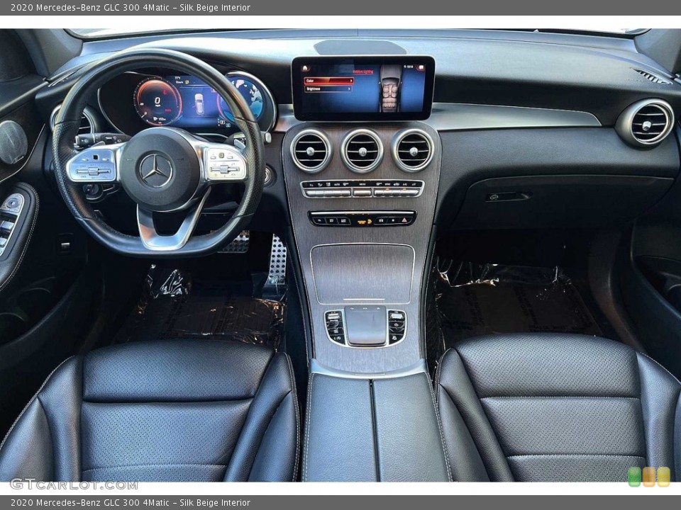 Silk Beige Interior Dashboard for the 2020 Mercedes-Benz GLC 300 4Matic #146681981