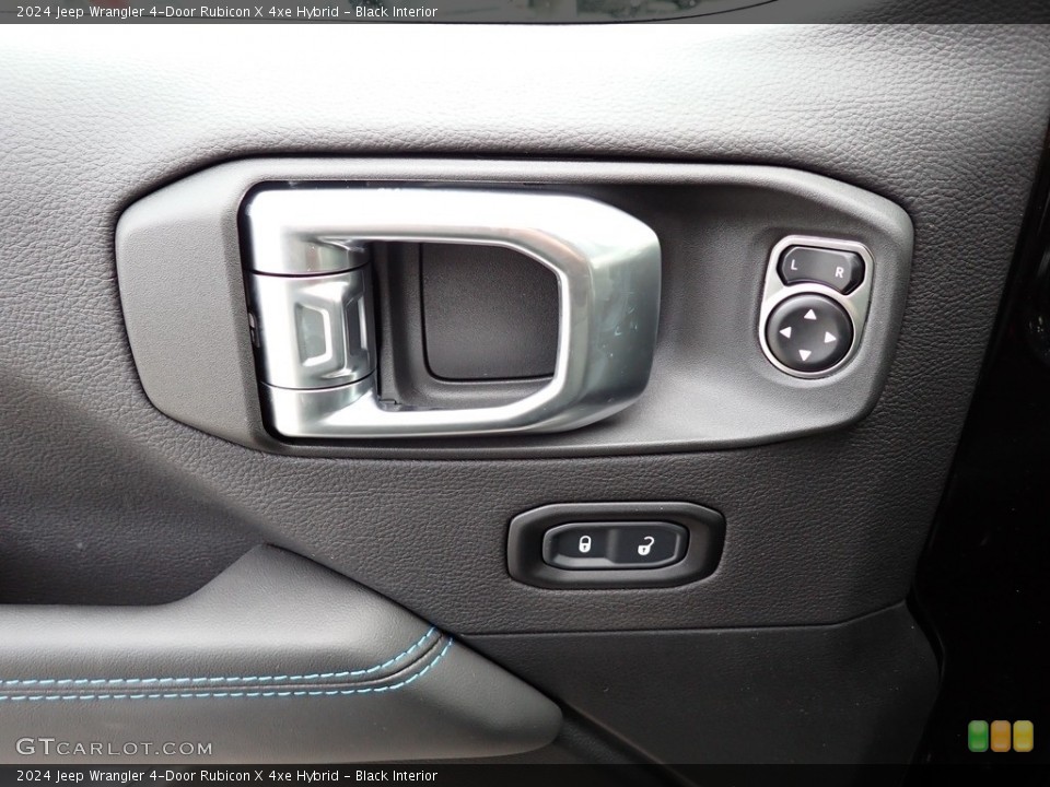 Black Interior Door Panel for the 2024 Jeep Wrangler 4-Door Rubicon X 4xe Hybrid #146682041