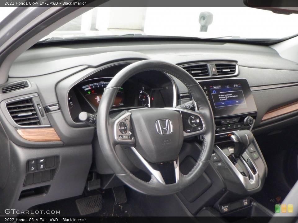 Black Interior Dashboard for the 2022 Honda CR-V EX-L AWD #146682269