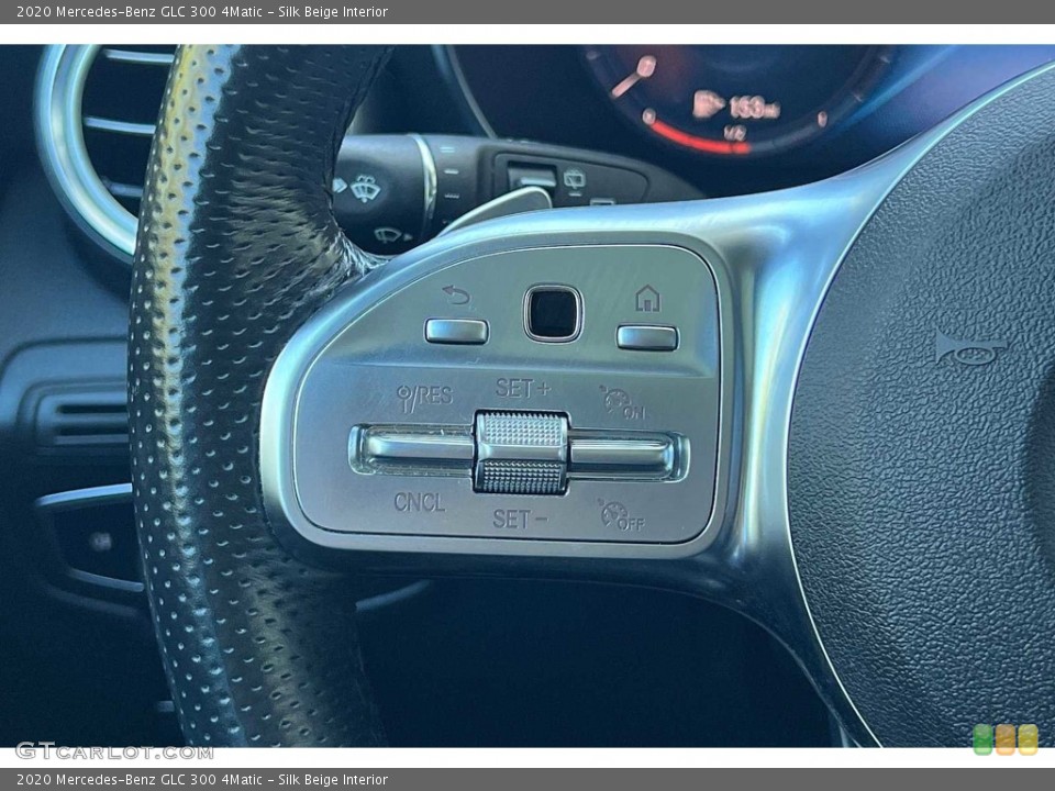 Silk Beige Interior Steering Wheel for the 2020 Mercedes-Benz GLC 300 4Matic #146682329