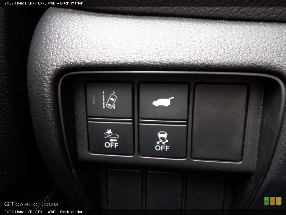 Black Interior Controls for the 2022 Honda CR-V EX-L AWD #146682401