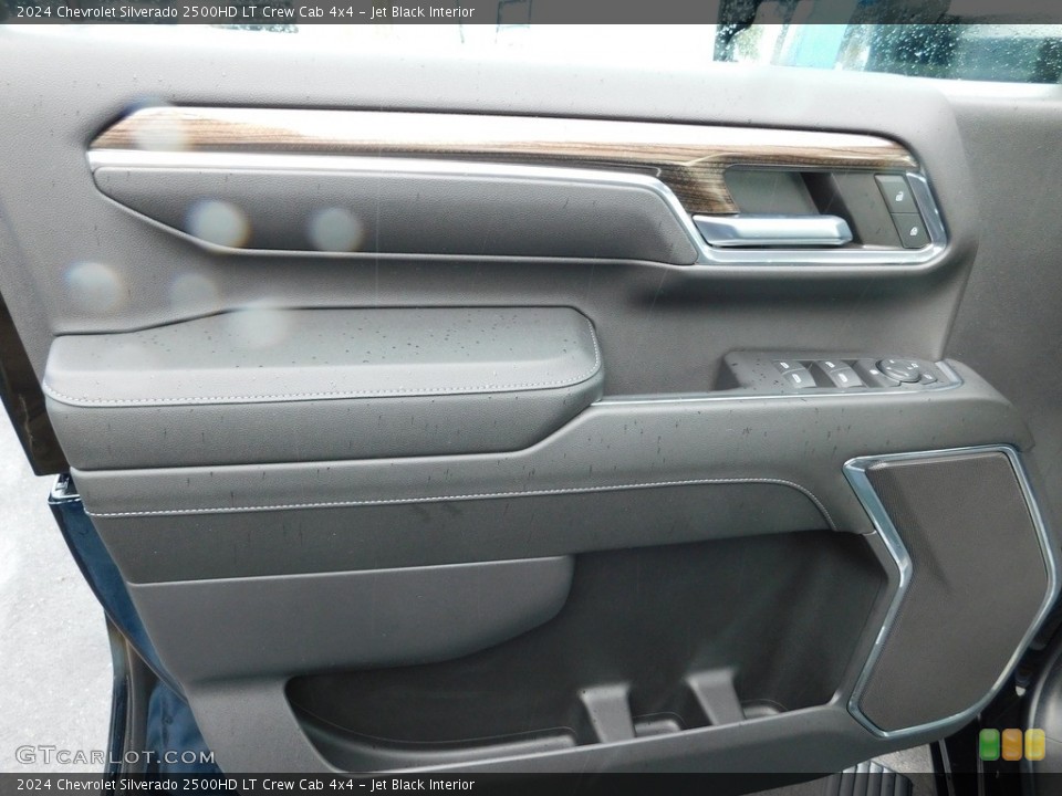 Jet Black Interior Door Panel for the 2024 Chevrolet Silverado 2500HD LT Crew Cab 4x4 #146682545