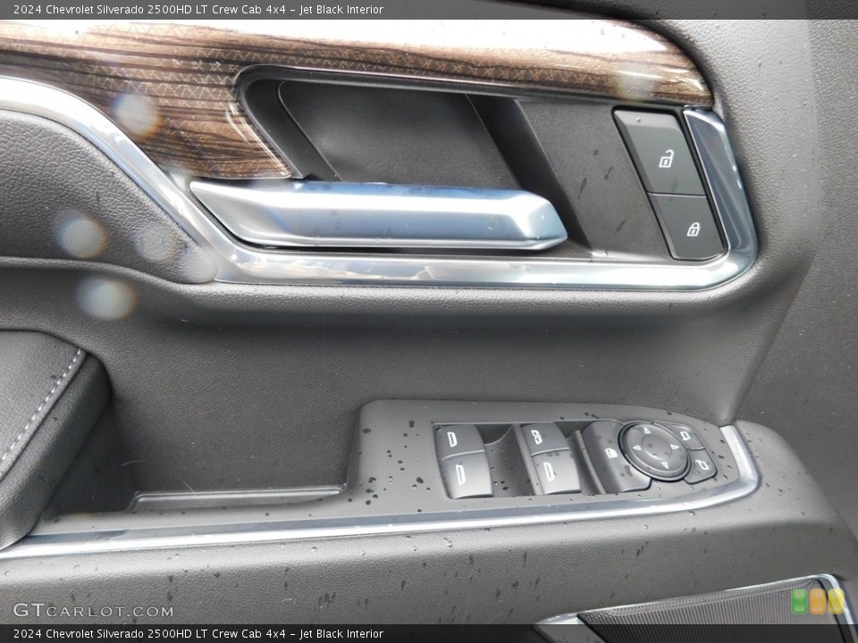 Jet Black Interior Door Panel for the 2024 Chevrolet Silverado 2500HD LT Crew Cab 4x4 #146682575