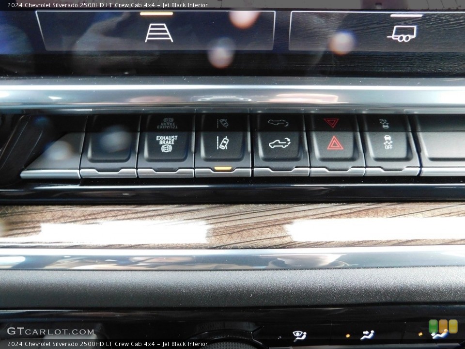 Jet Black Interior Controls for the 2024 Chevrolet Silverado 2500HD LT Crew Cab 4x4 #146682908