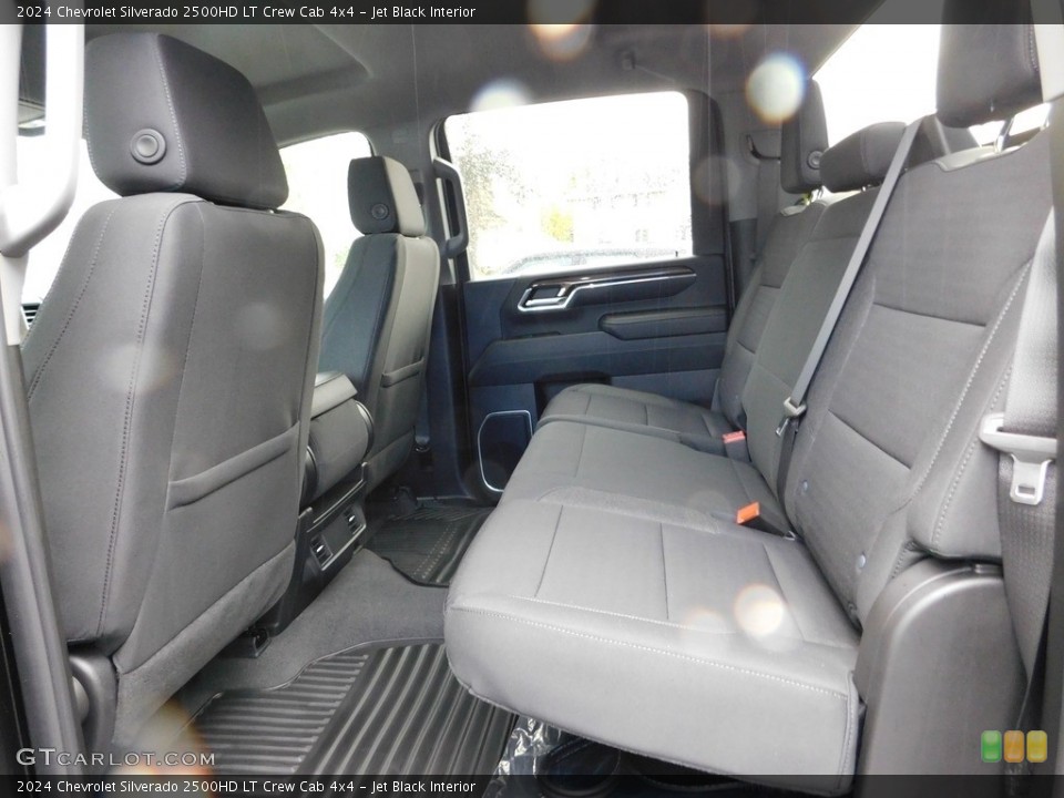 Jet Black Interior Rear Seat for the 2024 Chevrolet Silverado 2500HD LT Crew Cab 4x4 #146683058