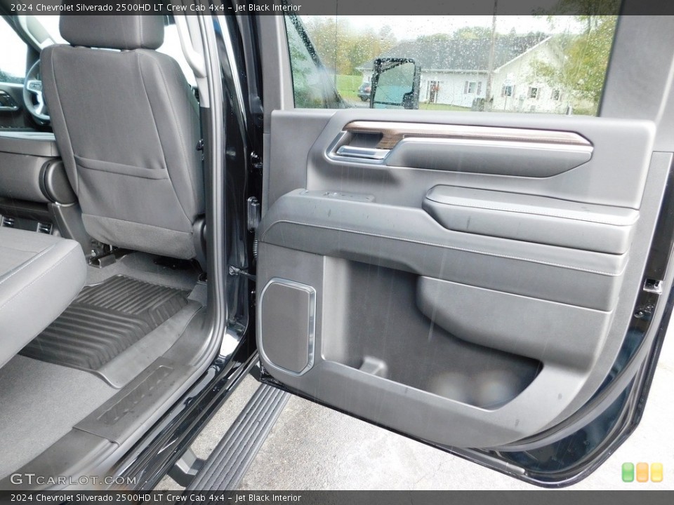 Jet Black Interior Door Panel for the 2024 Chevrolet Silverado 2500HD LT Crew Cab 4x4 #146683083