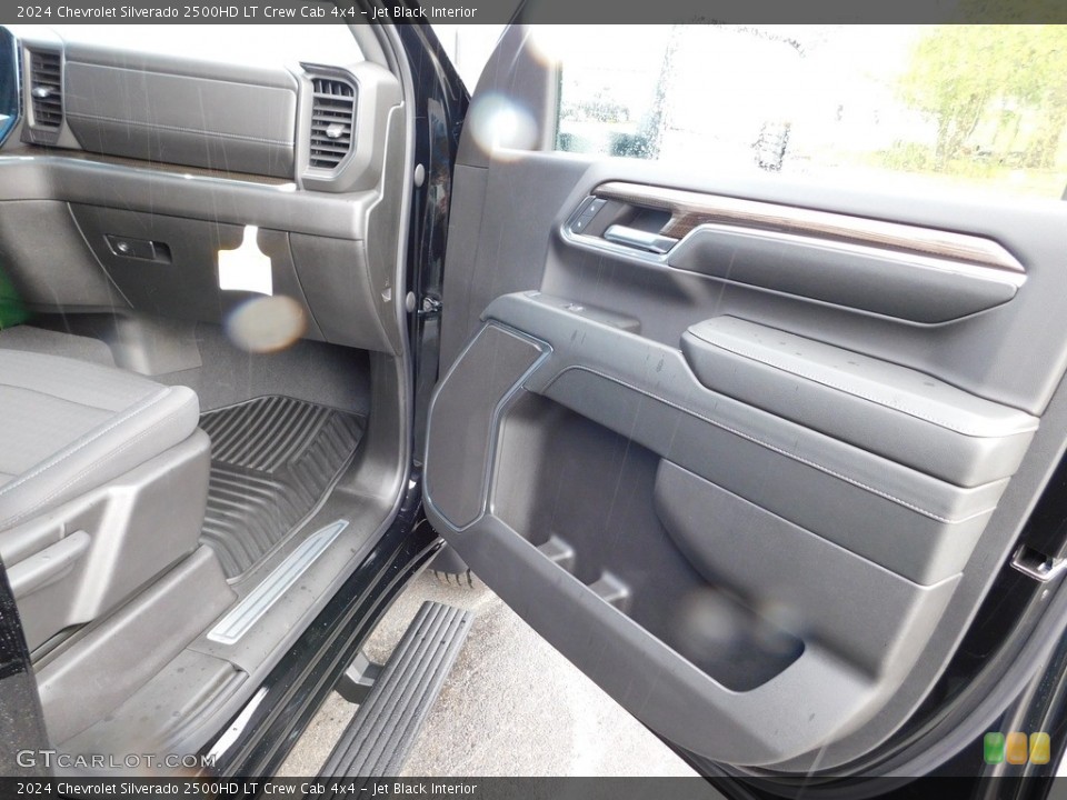 Jet Black Interior Door Panel for the 2024 Chevrolet Silverado 2500HD LT Crew Cab 4x4 #146683181