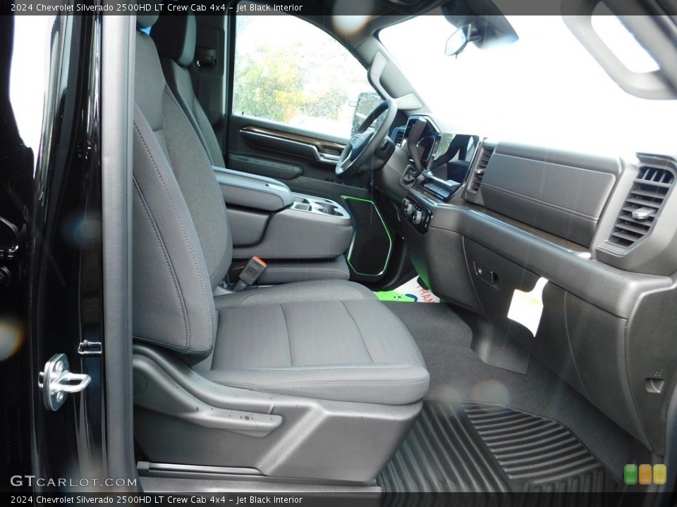 Jet Black Interior Front Seat for the 2024 Chevrolet Silverado 2500HD LT Crew Cab 4x4 #146683196