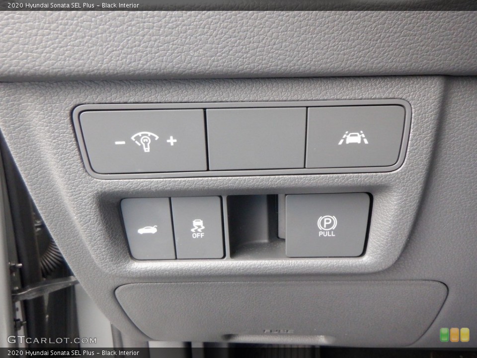 Black Interior Controls for the 2020 Hyundai Sonata SEL Plus #146683241