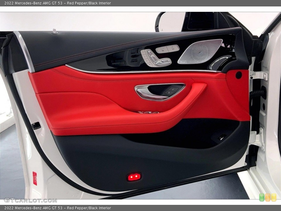Red Pepper/Black Interior Door Panel for the 2022 Mercedes-Benz AMG GT 53 #146683343