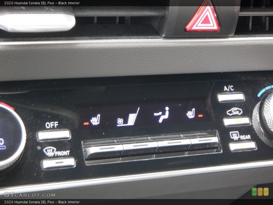 Black Interior Controls for the 2020 Hyundai Sonata SEL Plus #146683364