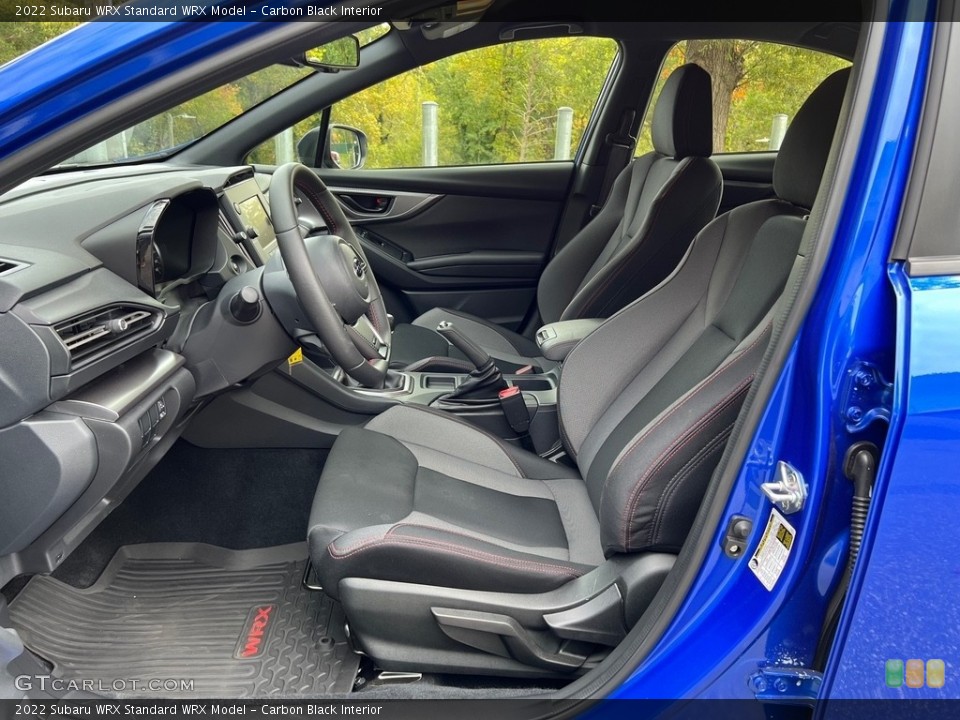 Carbon Black Interior Photo for the 2022 Subaru WRX  #146683478