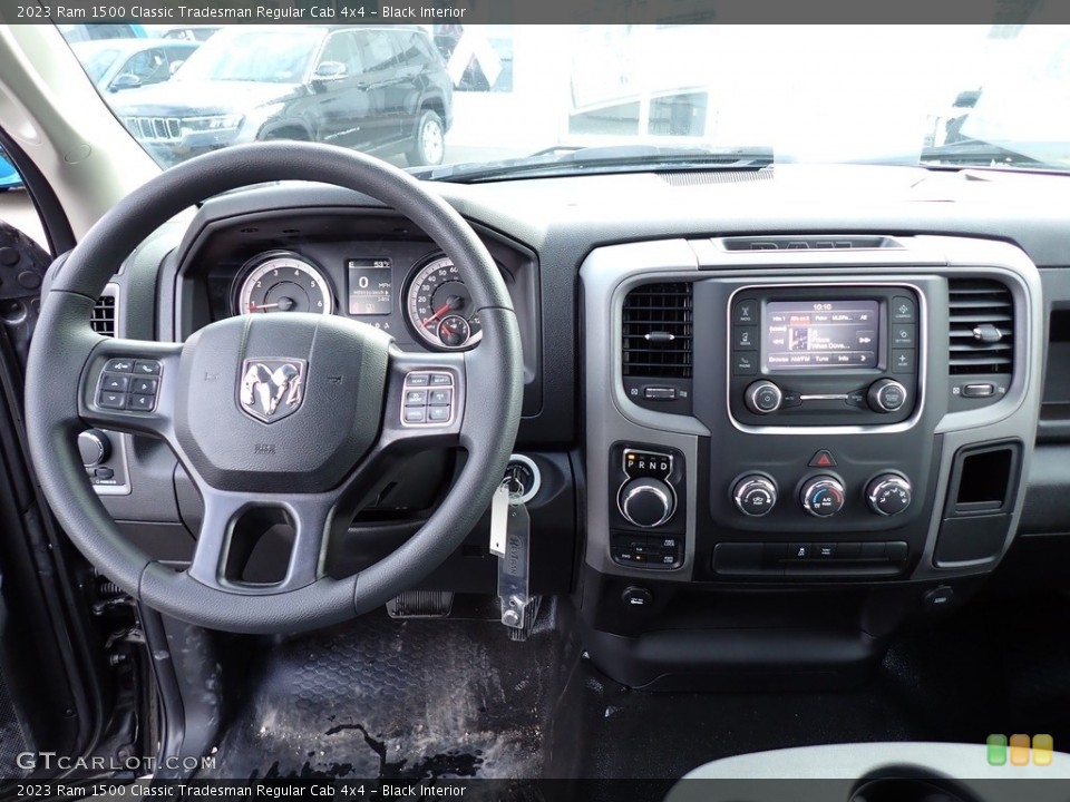 Black Interior Dashboard for the 2023 Ram 1500 Classic Tradesman Regular Cab 4x4 #146683619