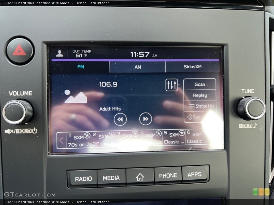 Carbon Black Interior Audio System for the 2022 Subaru WRX  #146683670