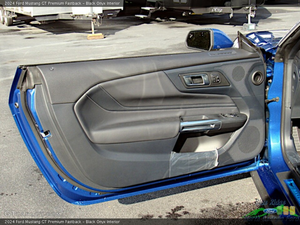 Black Onyx Interior Door Panel for the 2024 Ford Mustang GT Premium Fastback #146683694