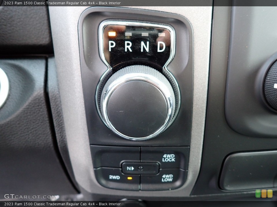 Black Interior Transmission for the 2023 Ram 1500 Classic Tradesman Regular Cab 4x4 #146683718