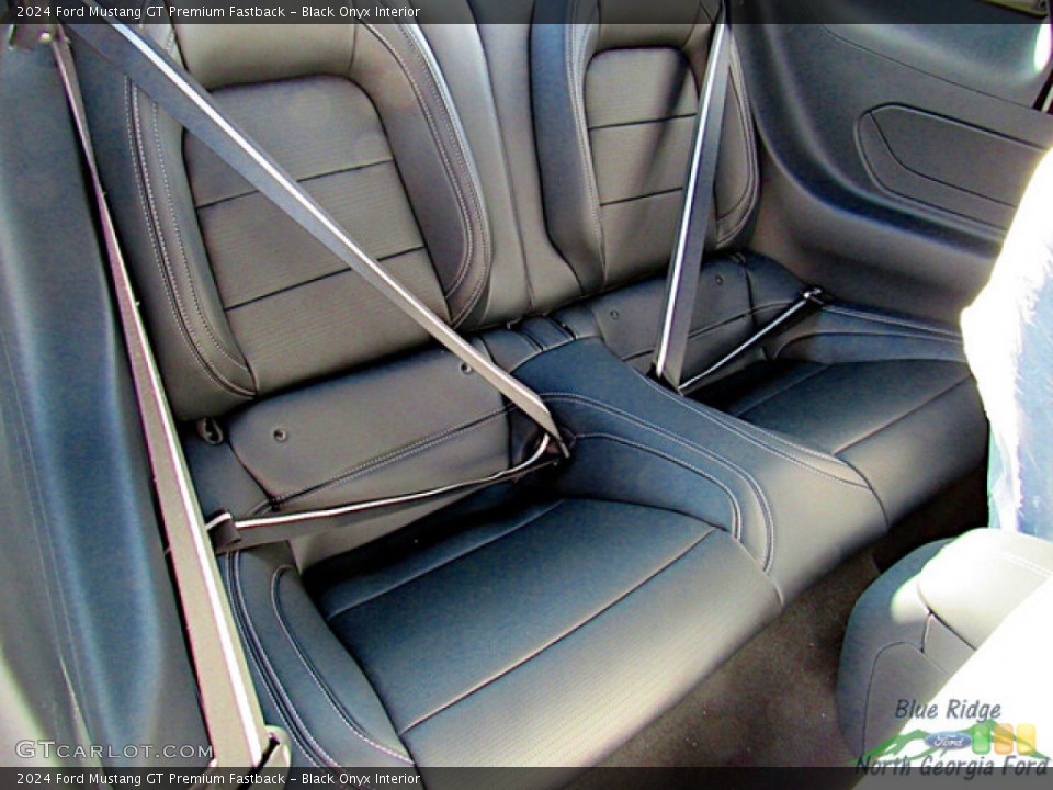 Black Onyx Interior Rear Seat for the 2024 Ford Mustang GT Premium Fastback #146683748