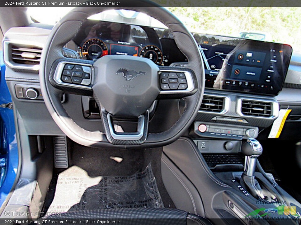 Black Onyx Interior Dashboard for the 2024 Ford Mustang GT Premium Fastback #146683763
