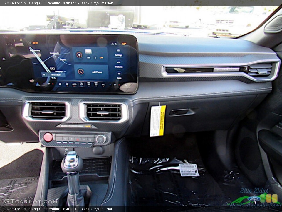 Black Onyx Interior Dashboard for the 2024 Ford Mustang GT Premium Fastback #146683778