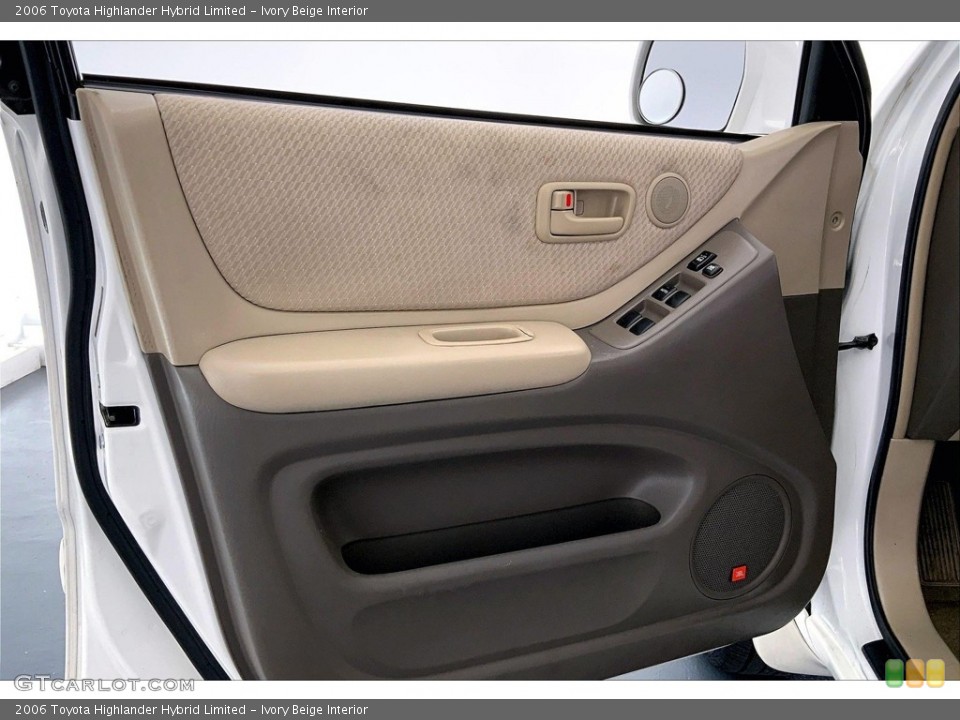 Ivory Beige Interior Door Panel for the 2006 Toyota Highlander Hybrid Limited #146683982