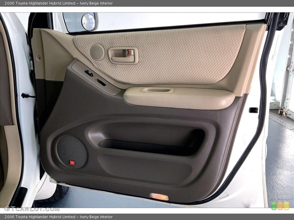 Ivory Beige Interior Door Panel for the 2006 Toyota Highlander Hybrid Limited #146683998