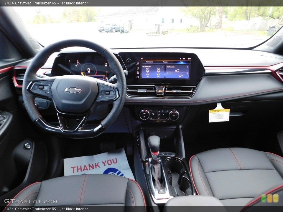Jet Black Interior Dashboard for the 2024 Chevrolet Trailblazer RS #146684012