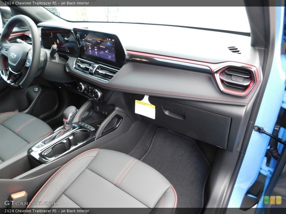 Jet Black Interior Dashboard for the 2024 Chevrolet Trailblazer RS #146684168