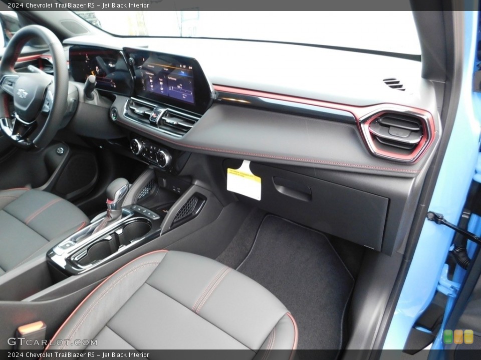 Jet Black Interior Dashboard for the 2024 Chevrolet TrailBlazer RS #146684168