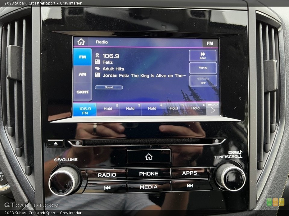 Gray Interior Controls for the 2023 Subaru Crosstrek Sport #146684177