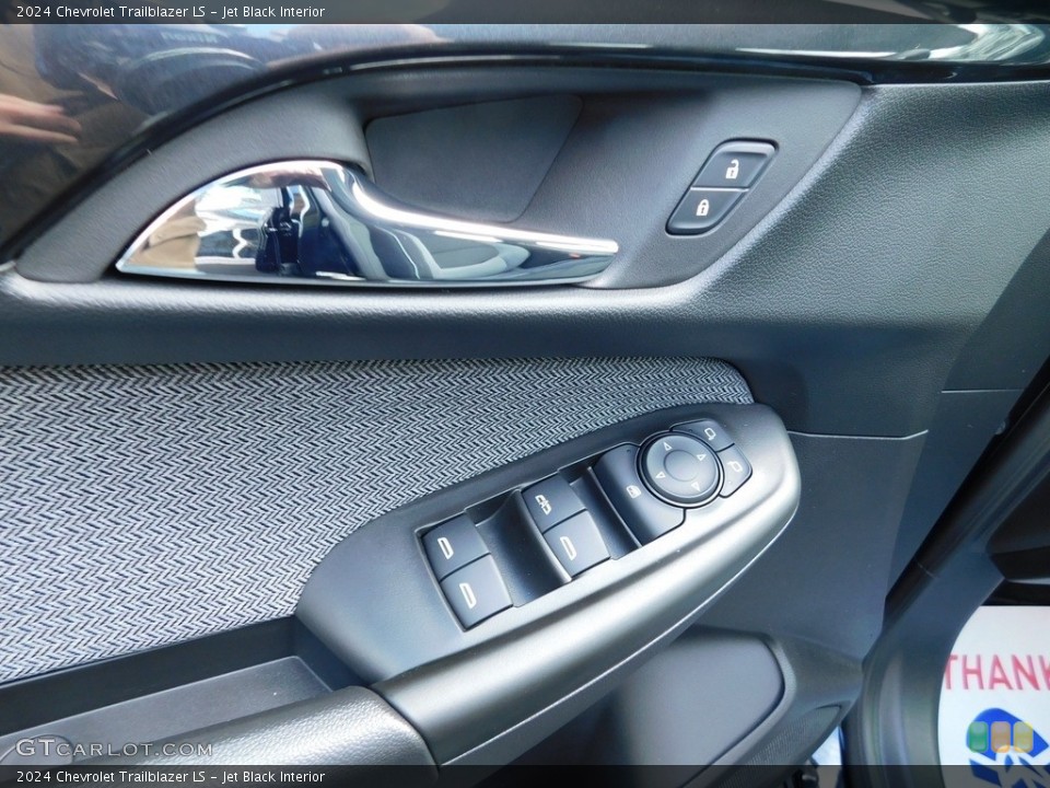 Jet Black Interior Door Panel for the 2024 Chevrolet Trailblazer LS #146684366
