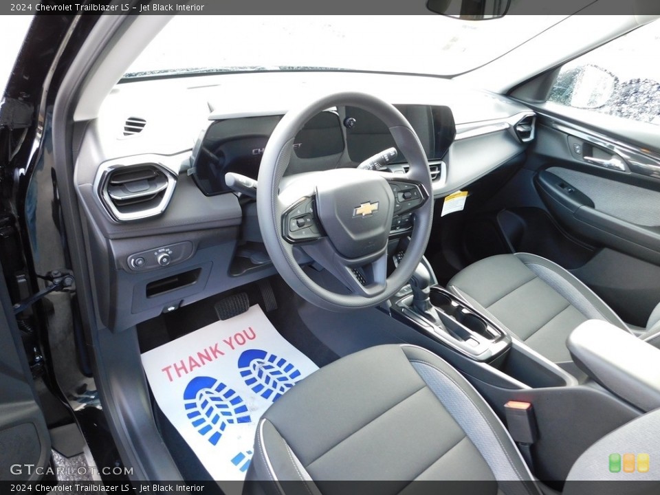 Jet Black 2024 Chevrolet Trailblazer Interiors