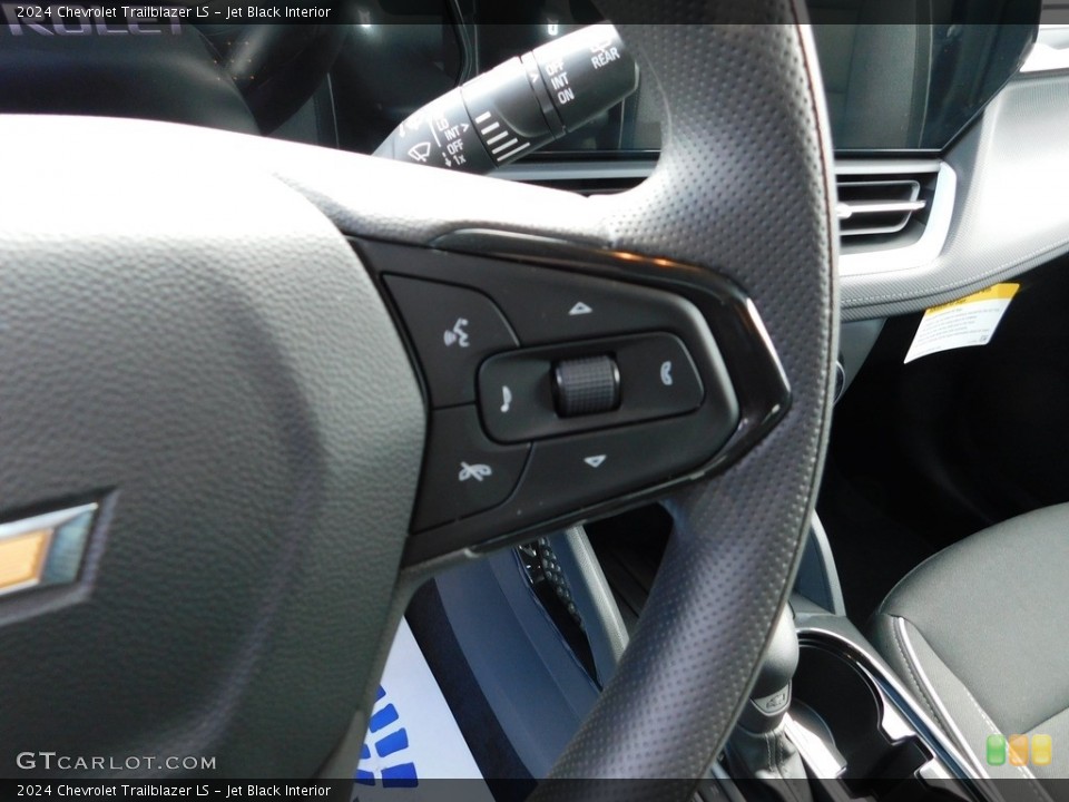 Jet Black Interior Steering Wheel for the 2024 Chevrolet Trailblazer LS #146684426