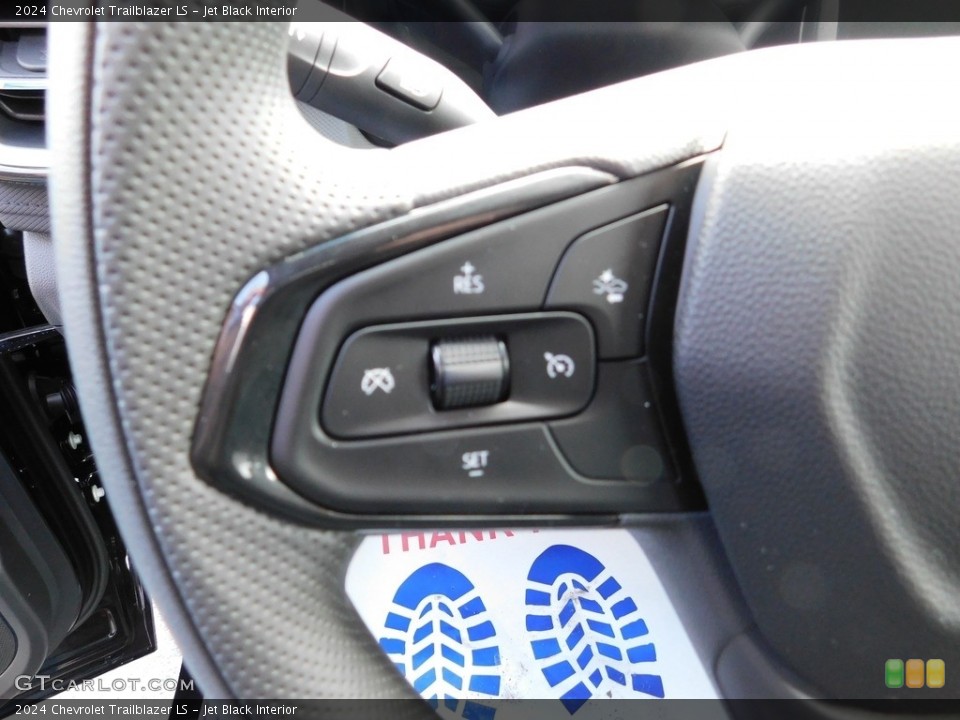 Jet Black Interior Steering Wheel for the 2024 Chevrolet Trailblazer LS #146684435