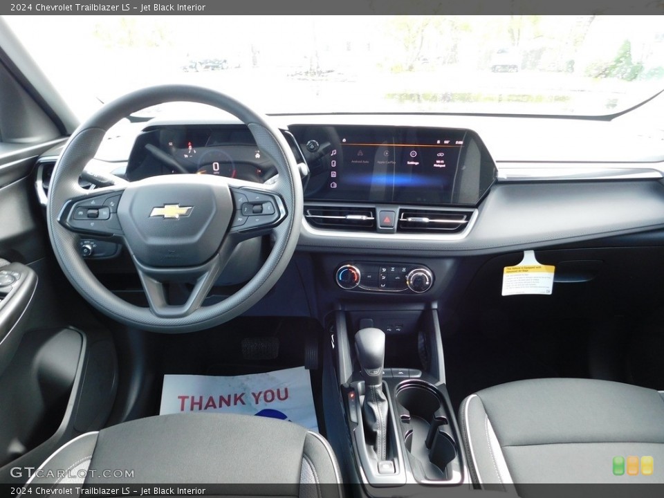 Jet Black Interior Dashboard for the 2024 Chevrolet Trailblazer LS #146684555