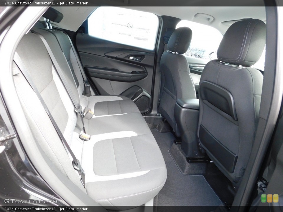 Jet Black Interior Rear Seat for the 2024 Chevrolet Trailblazer LS #146684600