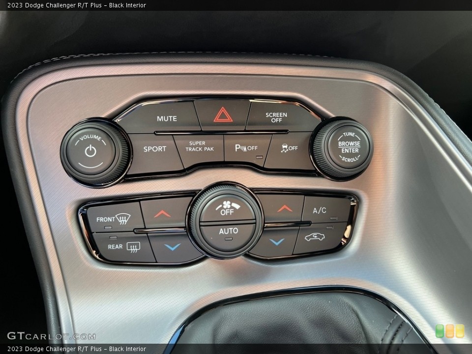 Black Interior Controls for the 2023 Dodge Challenger R/T Plus #146684858