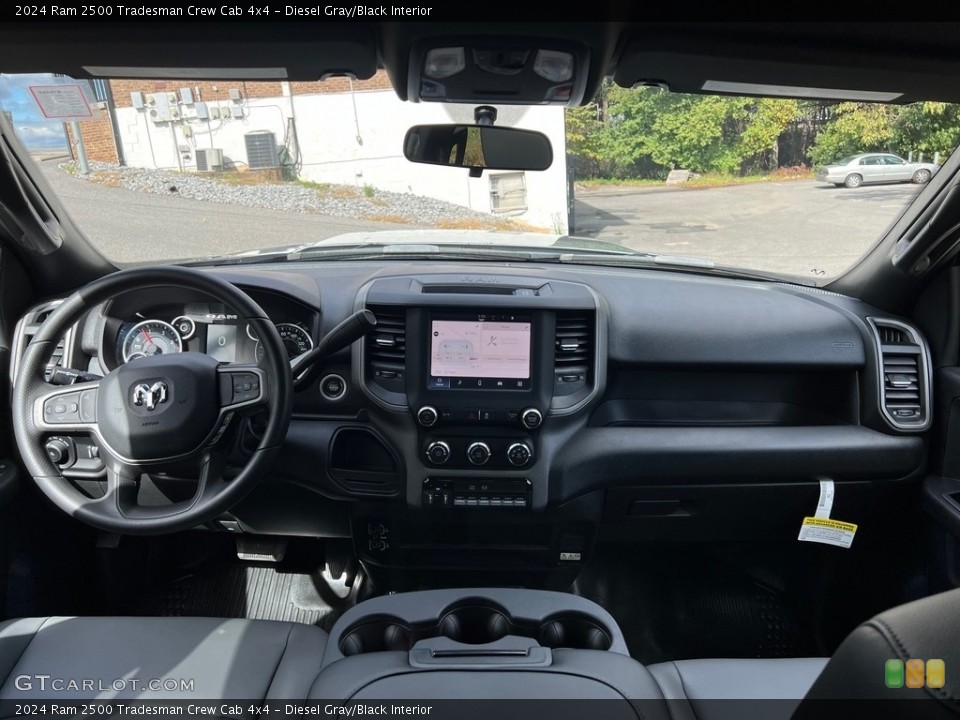 Diesel Gray/Black Interior Dashboard for the 2024 Ram 2500 Tradesman Crew Cab 4x4 #146684939
