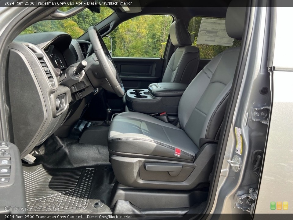 Diesel Gray/Black Interior Front Seat for the 2024 Ram 2500 Tradesman Crew Cab 4x4 #146684942