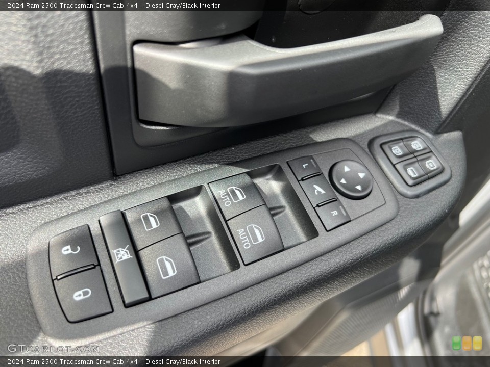 Diesel Gray/Black Interior Door Panel for the 2024 Ram 2500 Tradesman Crew Cab 4x4 #146684945