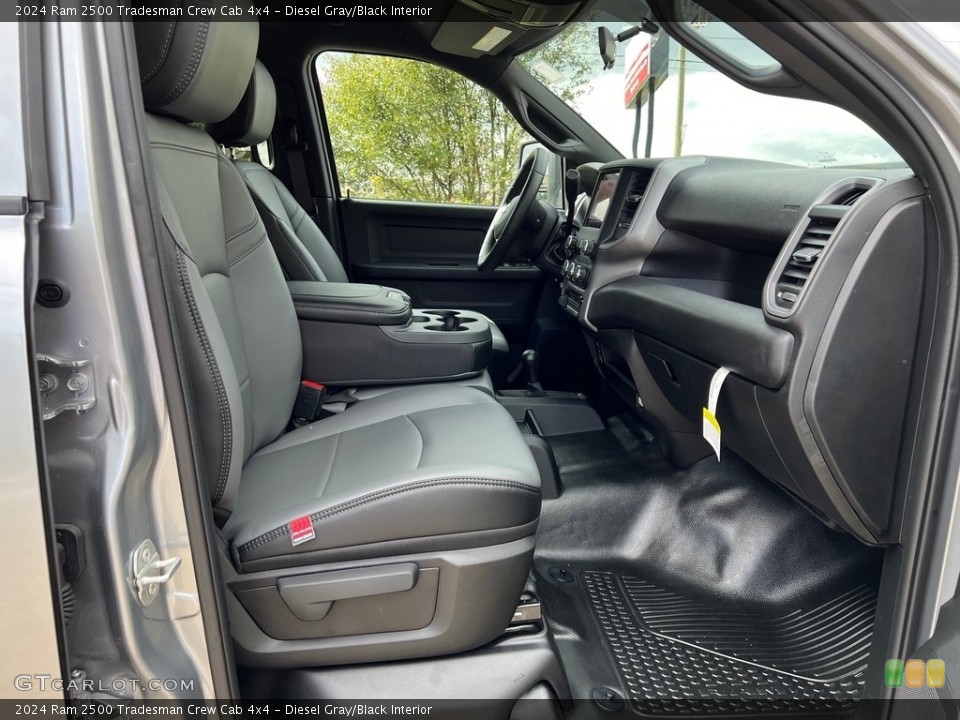 Diesel Gray/Black Interior Front Seat for the 2024 Ram 2500 Tradesman Crew Cab 4x4 #146684957