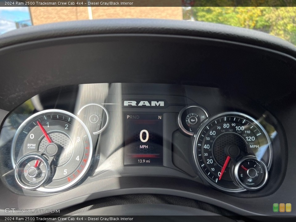 Diesel Gray/Black Interior Gauges for the 2024 Ram 2500 Tradesman Crew Cab 4x4 #146684963