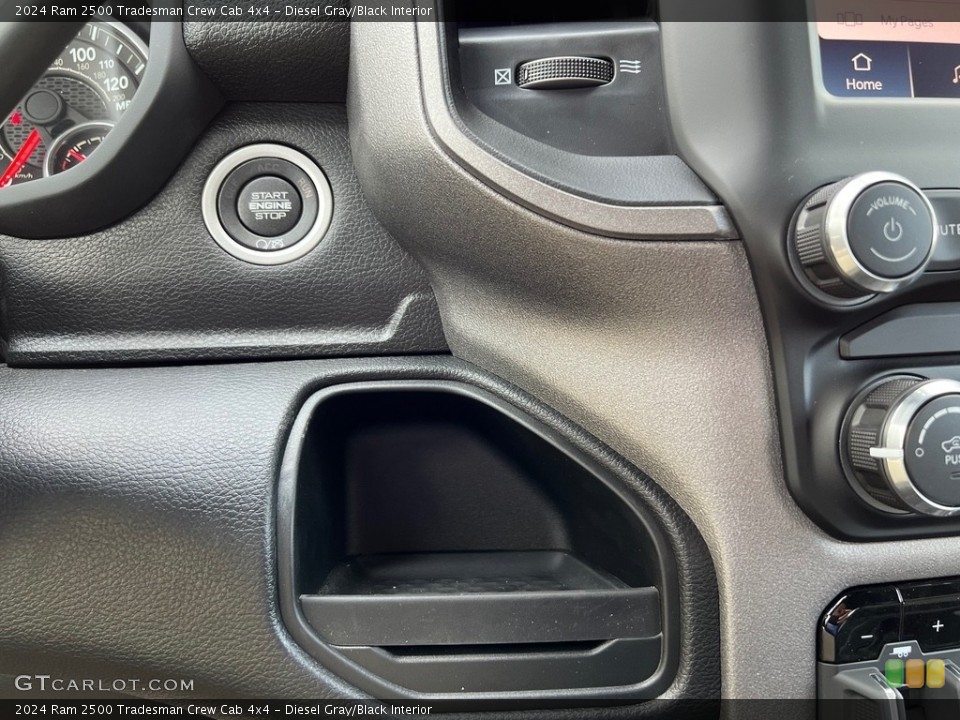 Diesel Gray/Black Interior Controls for the 2024 Ram 2500 Tradesman Crew Cab 4x4 #146684966